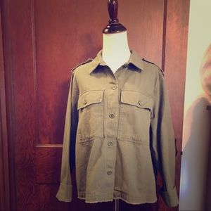 Army green shirt/light weight jacket